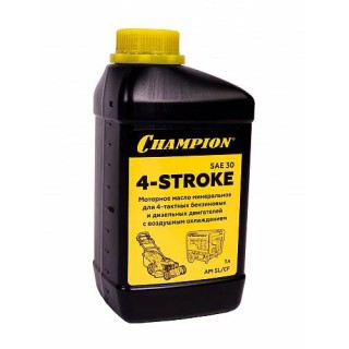 Масло 4-тактное минеральное Champion SAE30 1л